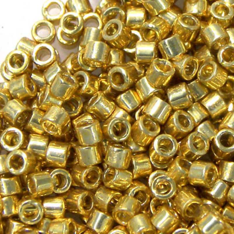 10/0 MIYUKI delica - Duracoat Galvanized Gold - 1gr. - DBL1832 - - Crystaldreams Abalorios