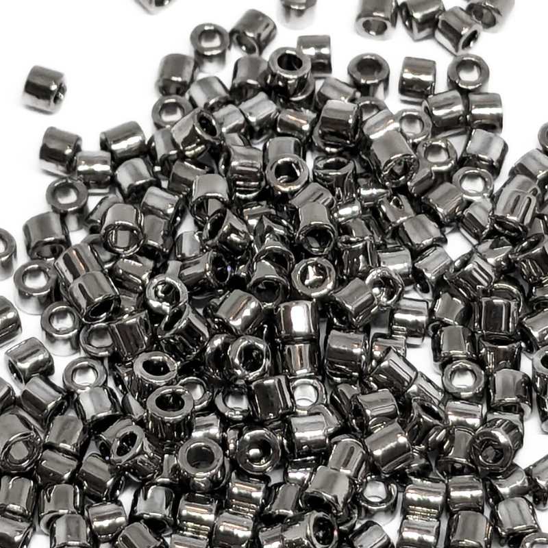 10/0 MIYUKI delica - Steel x 1gr. - - Crystaldreams Abalorios