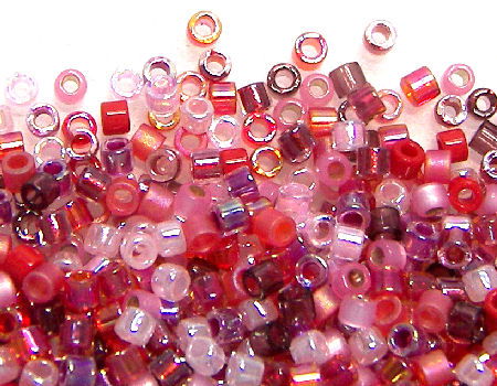 10/0 MIYUKI delica Mix - Strawberry Fields x 1gr. - - Crystaldreams Abalorios