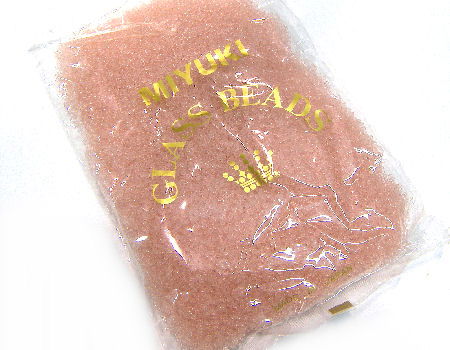 100 gr. Rocallas 11/0 Miyuki - Transparen Light Tea Rose - 155 - - Crystaldreams Abalorios