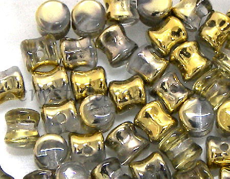 10 Cuentas Pellet by Preciosa™ 4x6mm - Crystal Amber - - Crystaldreams Abalorios