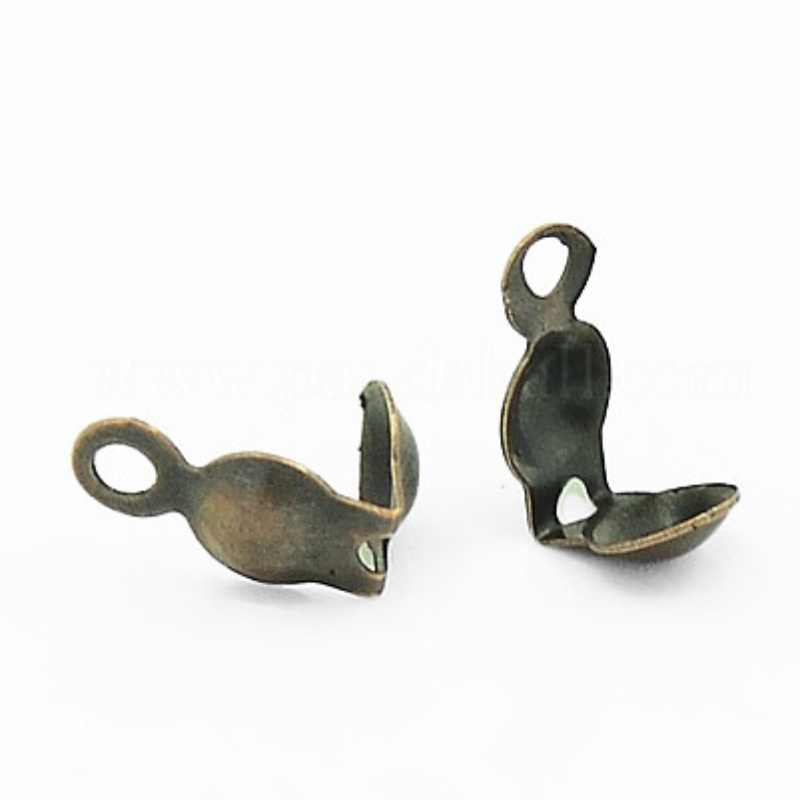 10 Tapanudos - Bronce - - Crystaldreams Abalorios