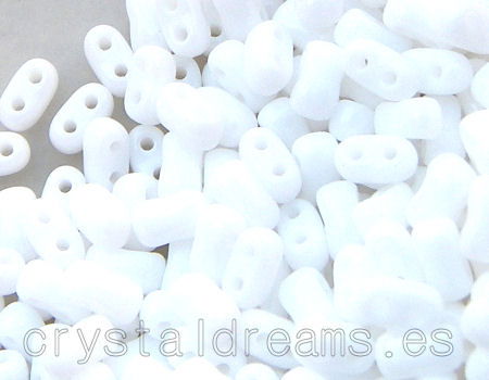 10 gr. Bi-Bo Beads - Chalk White - - Crystaldreams Abalorios