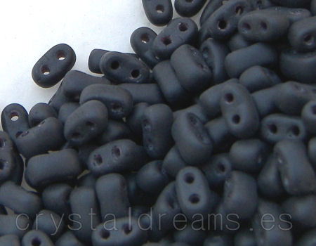 10 gr. Bi-Bo Beads - Jet Matte - - Crystaldreams Abalorios