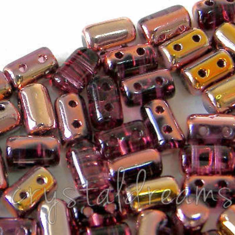 10 gr. Rulla 5x3mm - Amethyst Capri Gold - - Crystaldreams Abalorios