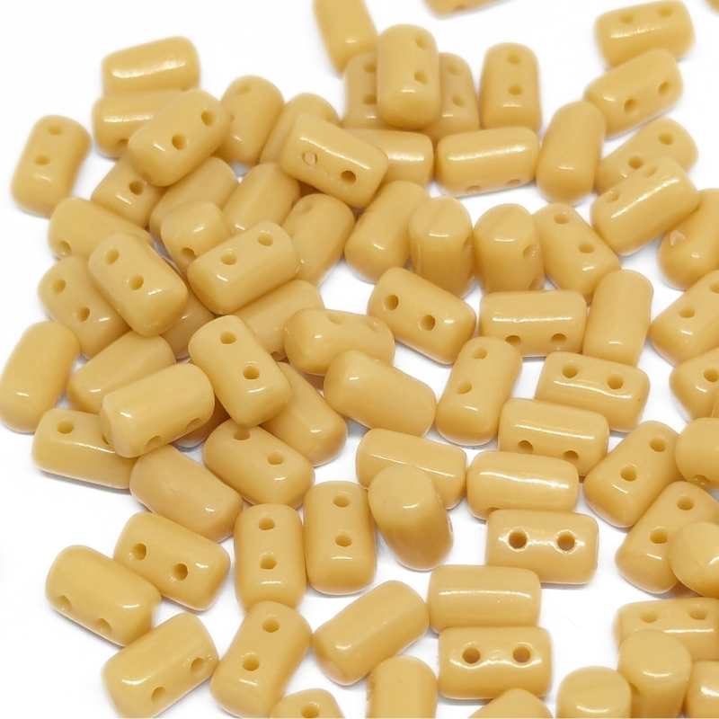 10 gr. Rulla 5x3mm - Opaque Beige - - Crystaldreams Abalorios