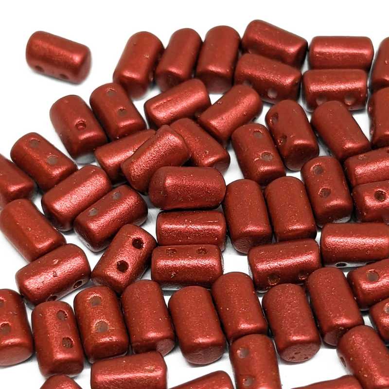 10 gr. Rulla 5x3mm - Red Metallic Mate -  - Crystaldreams Abalorios