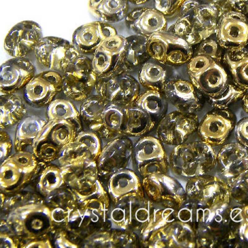 10 gr Superduo® 2,5x5mm Ag:0,8mm AMBER GOLD - - Crystaldreams Abalorios