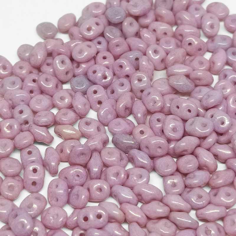 10 gr Superduo® 2,5x5mm Ag:0,8mm CHALK LILAC LUSTER - - Crystaldreams Abalorios