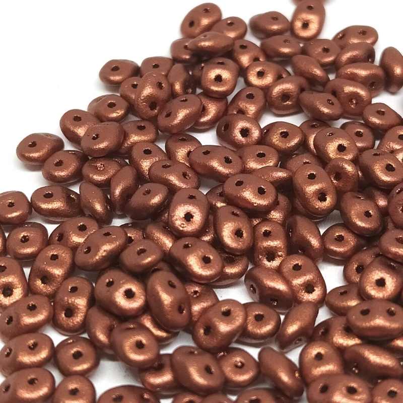 10 gr Superduo® 2,5x5mm Ag:0,8mm CRYSTAL BRONZE FIRE RED - - Crystaldreams Abalorios