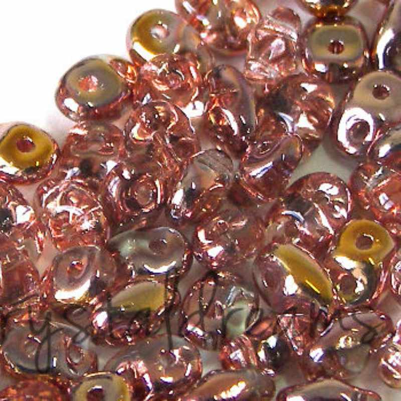 10 gr Superduo® 2,5x5mm Ag:0,8mm  CRYSTAL CAPRI GOLD -  - Crystaldreams Abalorios