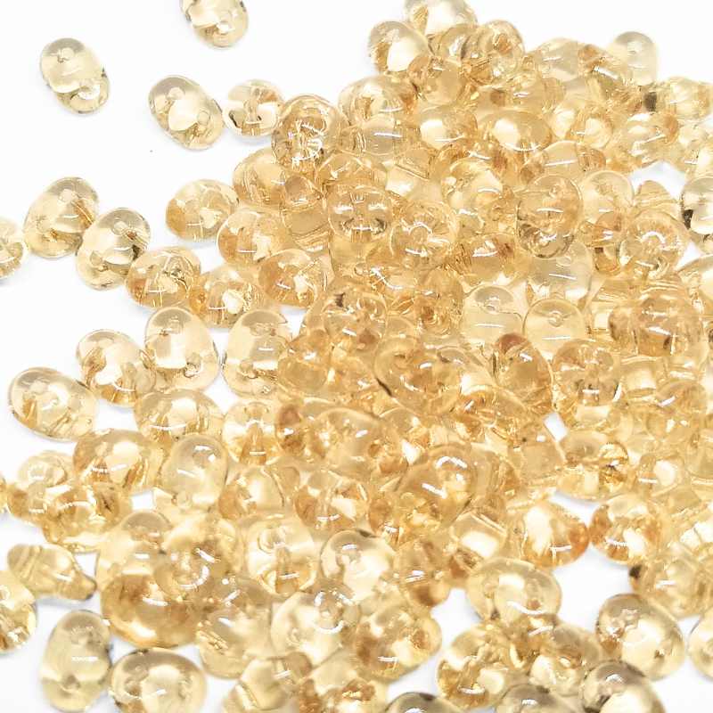 10 gr Superduo® 2,5x5mm Ag:0,8mm CRYSTAL LT TOPAZ LUSTER - - Crystaldreams Abalorios