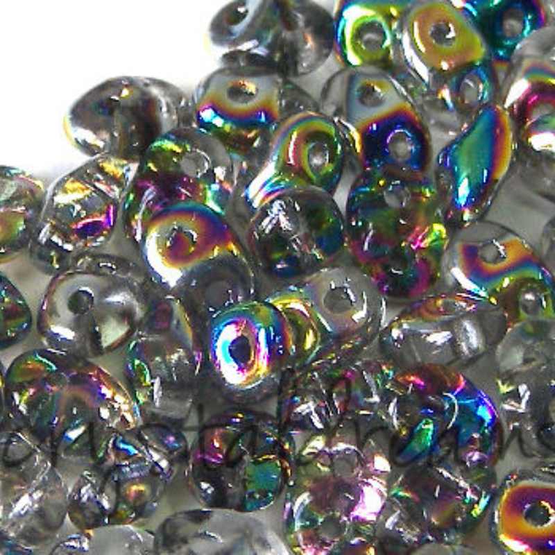 10 gr Superduo® 2,5x5mm Ag:0,8mm CRYSTAL VITRAIL - - Crystaldreams Abalorios