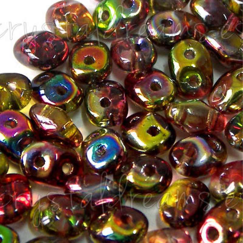 10 gr Superduo® 2,5x5mm Ag:0,8mm  MAGIC RED YELLOW -  - Crystaldreams Abalorios