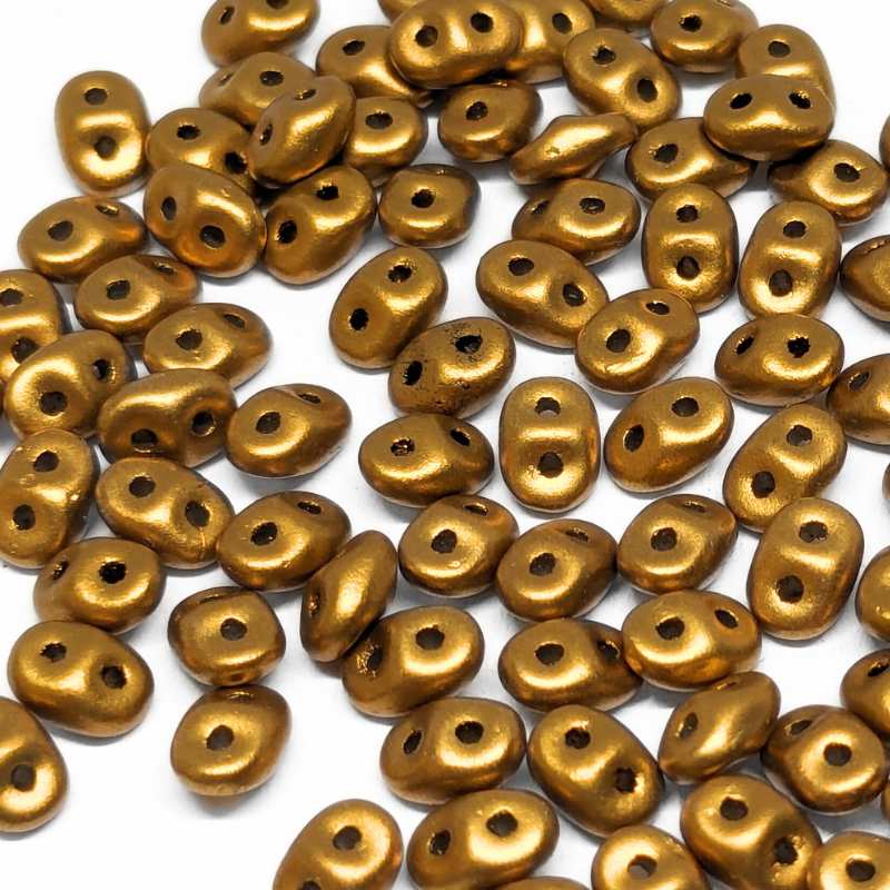 10 gr Superduo® 2,5x5mm Ag:0,8mm METALLIC MATE BRONZE - - Crystaldreams Abalorios