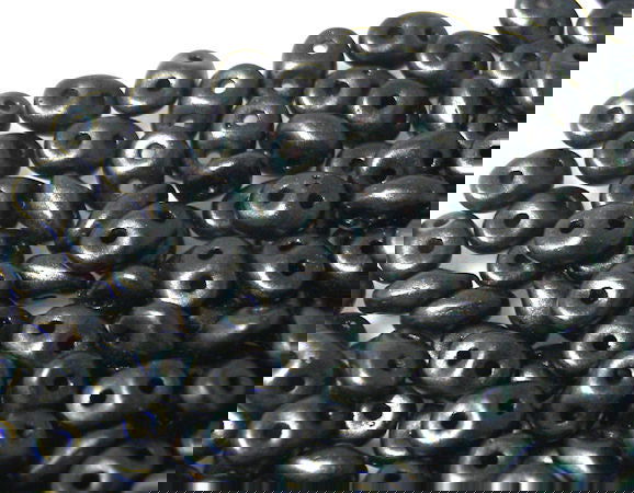 10 gr Superduo® 2,5x5mm Ag:0,8mm METALLIC MATE DARK FOREST - - Crystaldreams Abalorios