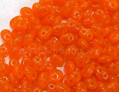 10 gr Superduo® 2,5x5mm Ag:0,8mm OPAL AMBER - - Crystaldreams Abalorios