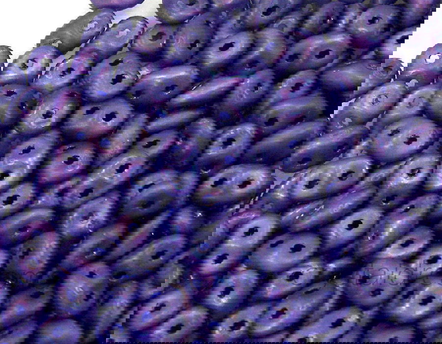 10 gr Superduo® 2,5x5mm Ag:0,8mm OPAQUE SAPPHIRE NEBULA MATE - - Crystaldreams Abalorios