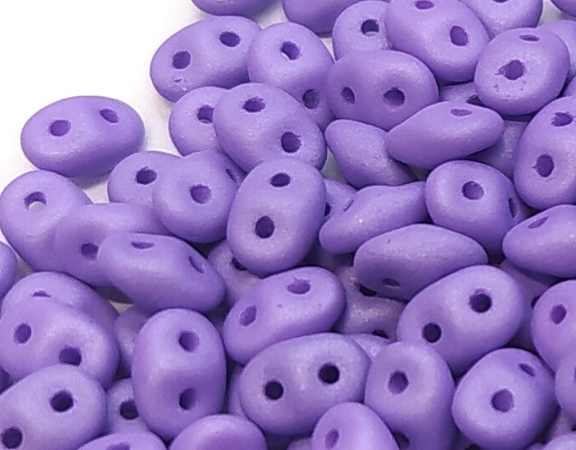 10 gr Superduo® 2,5x5mm Ag:0,8mm PURPLE SILK MATE - - Crystaldreams Abalorios