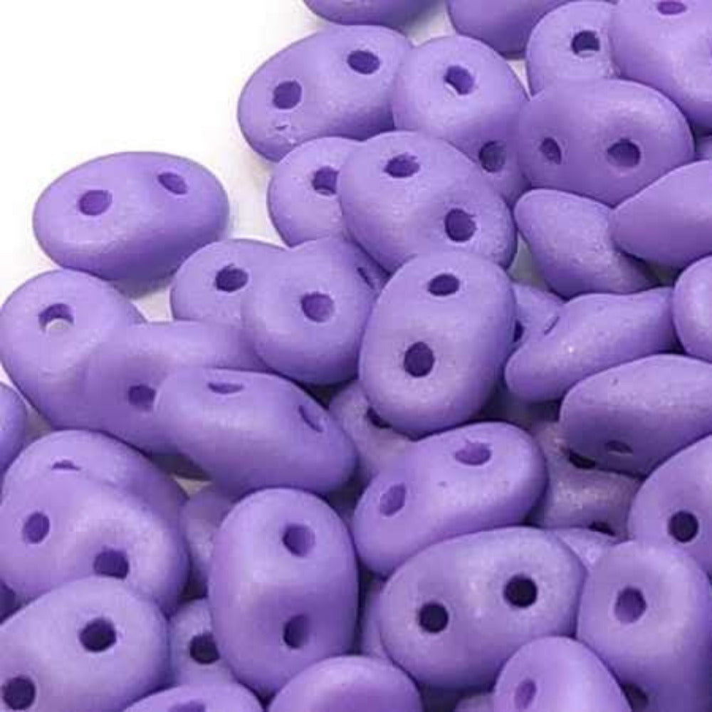 10 gr Superduo® 2,5x5mm Ag:0,8mm PURPLE SILK MATE - - Crystaldreams Abalorios