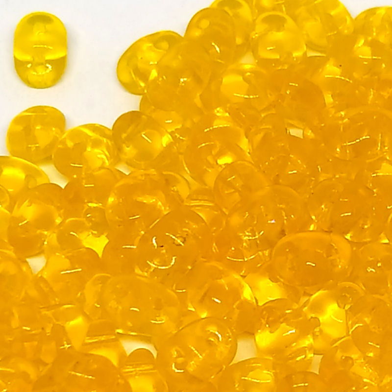 10 gramos Superduo® 2,5 x 5mm - Agujeros:0,8mm Color: AMBER DARK - - Crystaldreams Abalorios