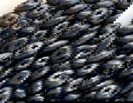 10 gramos Superduo® 2,5 x 5mm Aguj:0,8mm PASTEL DK GREY HEMATITE - - Crystaldreams Abalorios