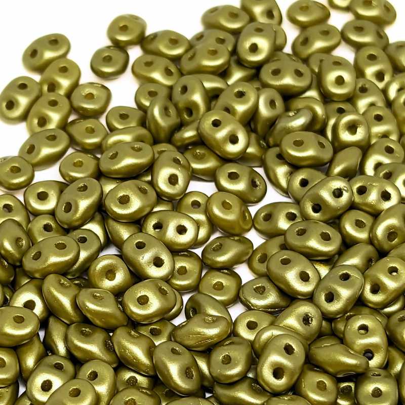 10 gramos Superduo® 2,5 x 5mm Aguj:0,8mm PASTEL LIME - - Crystaldreams Abalorios