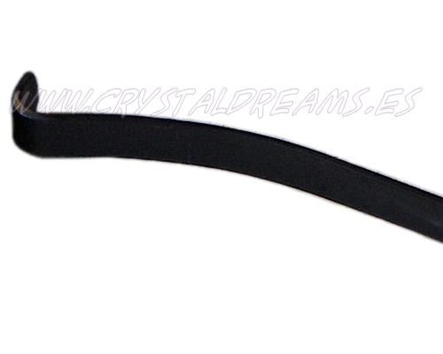 10 metros de Aluminio Plano 5mm - Color: Negro - - Crystaldreams Abalorios