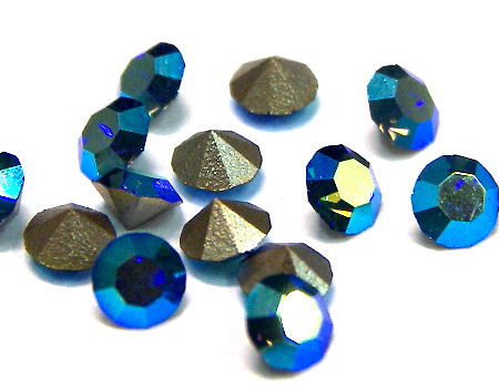 10 x Chaton Preciosa® MAXIMA - PP15 - 2,10mm - Sapphire AB - - Crystaldreams Abalorios