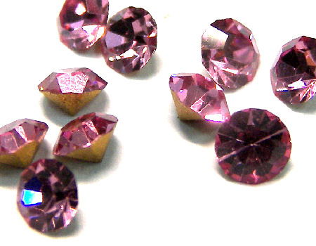 10 x Chaton Preciosa® MAXIMA - PP19 - 2,50mm - Dark Rose - - Crystaldreams Abalorios