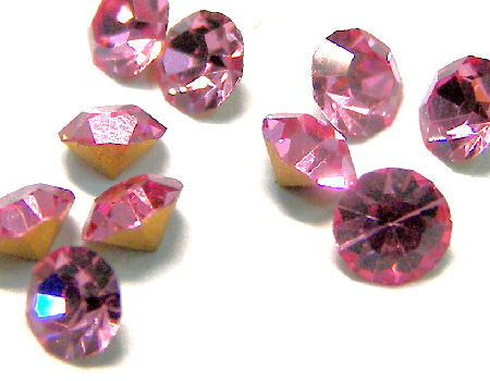 10 x Chaton Preciosa® MAXIMA - PP30 - 3,70mm - Light Rose - - Crystaldreams Abalorios