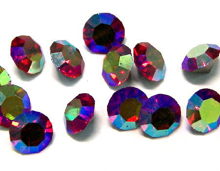 10 x Chaton Preciosa® MAXIMA - PP30 - 3,70mm - Light Siam AB - - Crystaldreams Abalorios