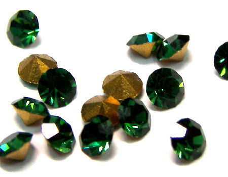 10 x Chaton Preciosa® MAXIMA - PP31 - 3,90mm - Green Tourmaline - - Crystaldreams Abalorios