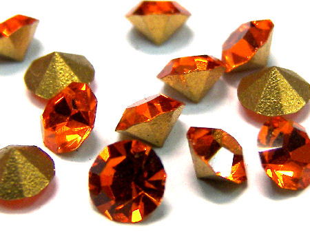 10 x Chaton Preciosa® MAXIMA - SS19 - 4,40mm - Sun - - Crystaldreams Abalorios