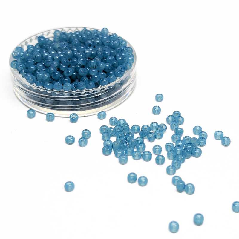 10gr. Rocalla Preciosa 11/0 2mm African Opal Solgel - - Crystaldreams Abalorios