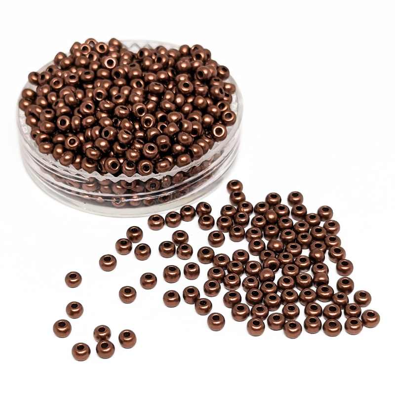 10gr. Rocalla Preciosa 11/0 2mm Bronze Copper - - Crystaldreams Abalorios