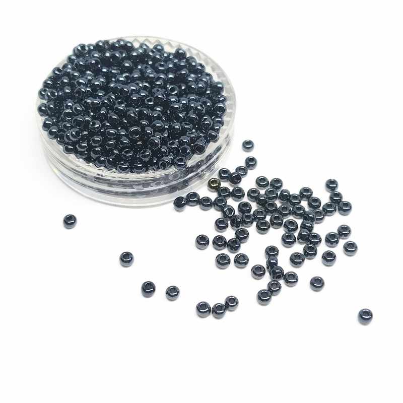 10gr. Rocalla Preciosa 11/0 2mm Gunmetal - - Crystaldreams Abalorios