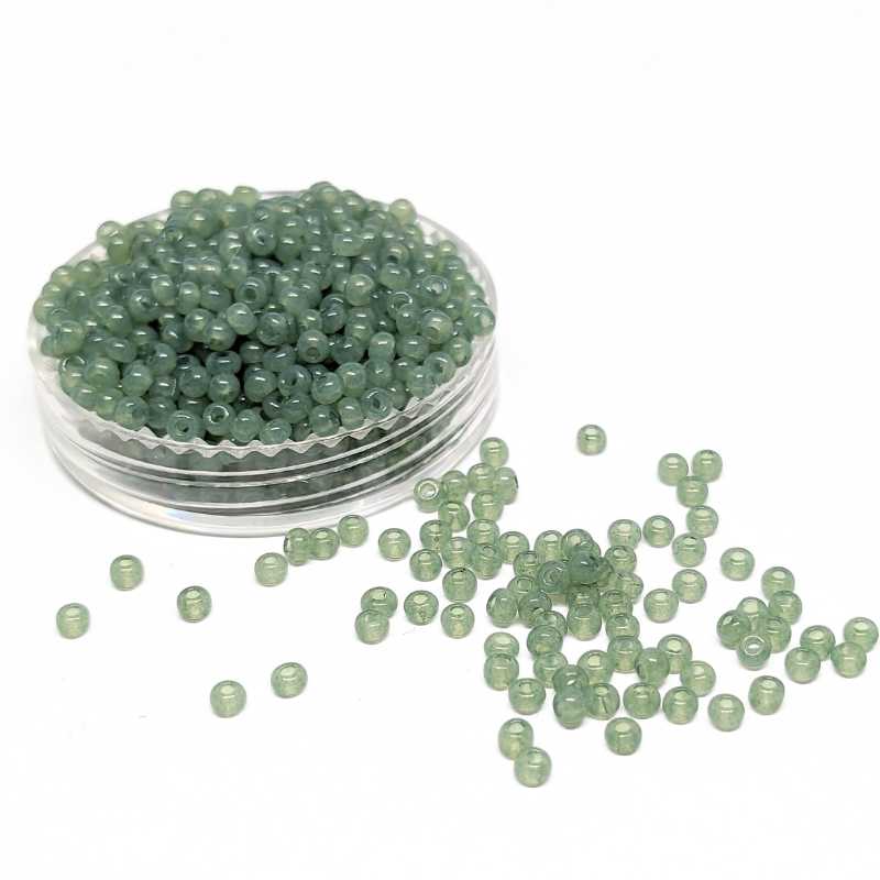 10gr. Rocalla Preciosa 11/0 2mm Jade Opal Solgel - - Crystaldreams Abalorios