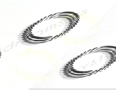 10x Anilla redonda doble 10mm Plateada - - Crystaldreams Abalorios