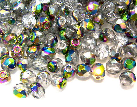 10x Facetadas 3mm CRYSTAL VITRAIL - - Crystaldreams Abalorios