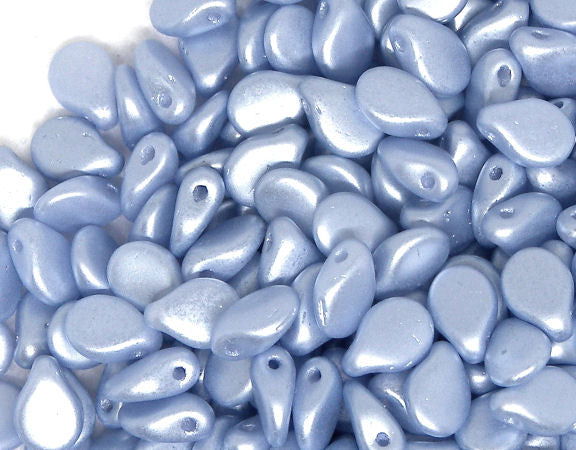 10x PIP Beads Petalos 7x5mm Aguj:0,8mm Color: Pastel Light Sappi - - Crystaldreams Abalorios