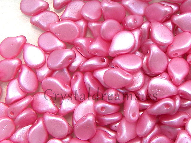 10x PIP Beads Petalos 7x5mm Aguj: 0,8mm Color: Pastel Pink - - Crystaldreams Abalorios