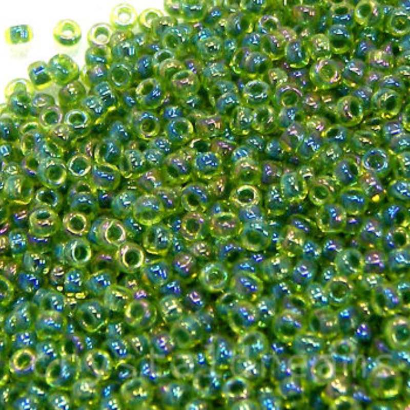 11/0 MIYUKI - rocalla - Chartreuse AB - 1gr. - - Crystaldreams Abalorios