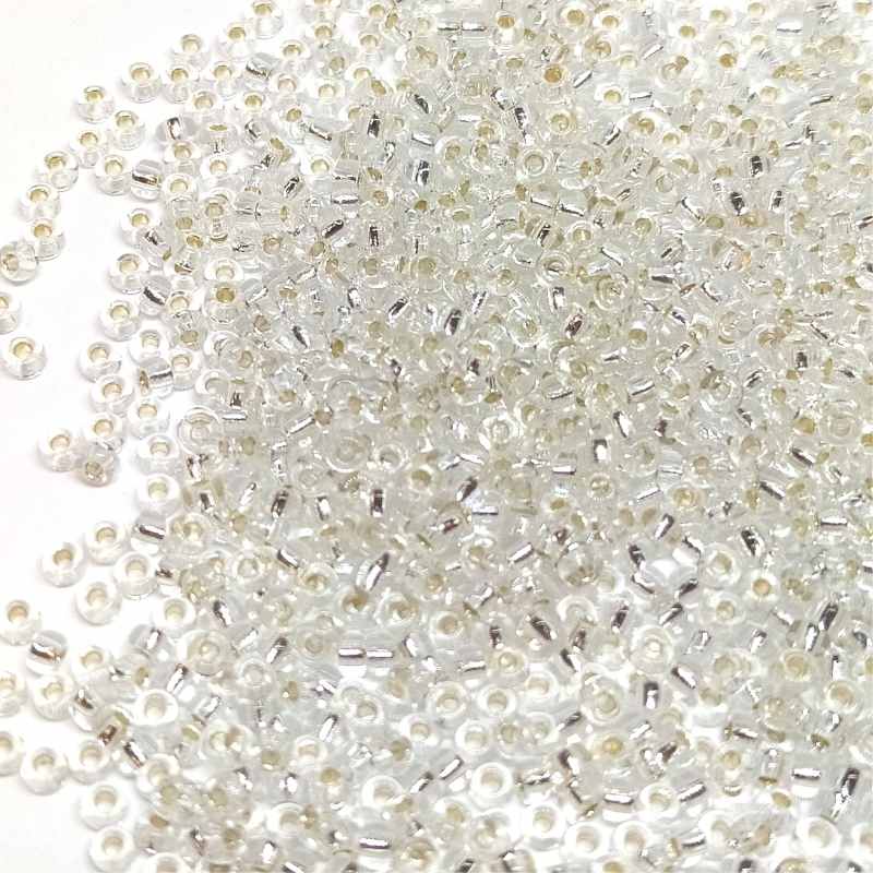 11/0 MIYUKI - rocalla - Crystal Silver Lined - 1 gr. - - Crystaldreams Abalorios