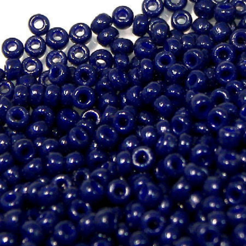 11/0 MIYUKI - rocalla - Duracoat Opaque Dk.Navy Blue - 1gr. 4494 - - Crystaldreams Abalorios