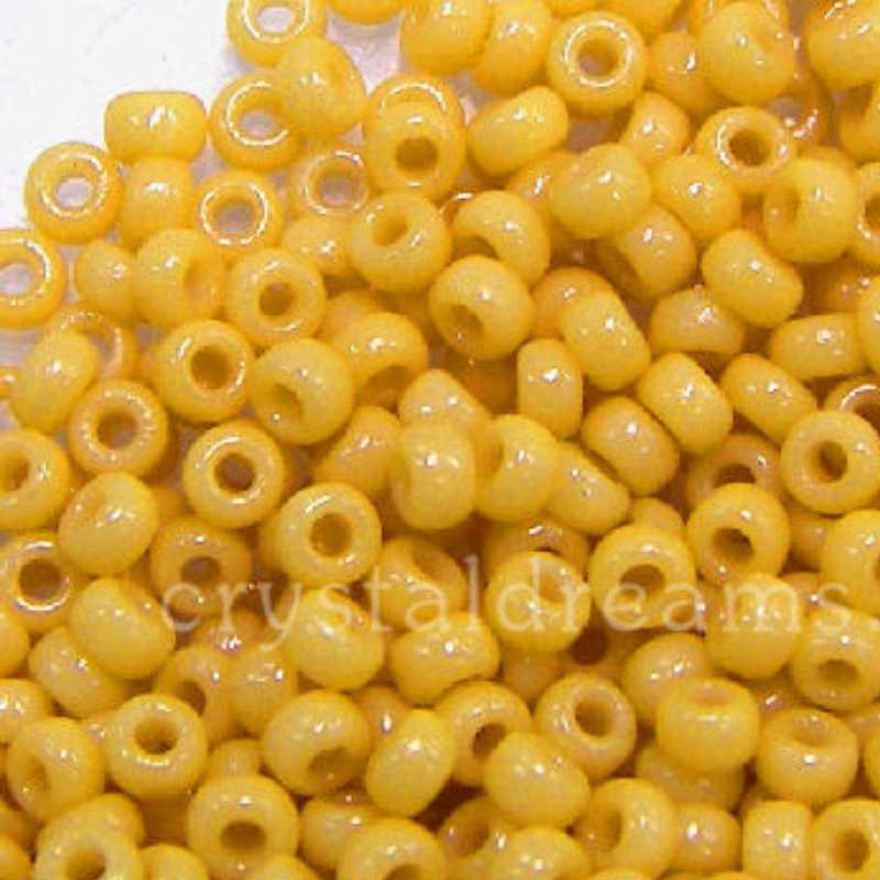 11/0 MIYUKI - rocalla - Duracoat Opaque Dyed Cream - 1gr. - - Crystaldreams Abalorios