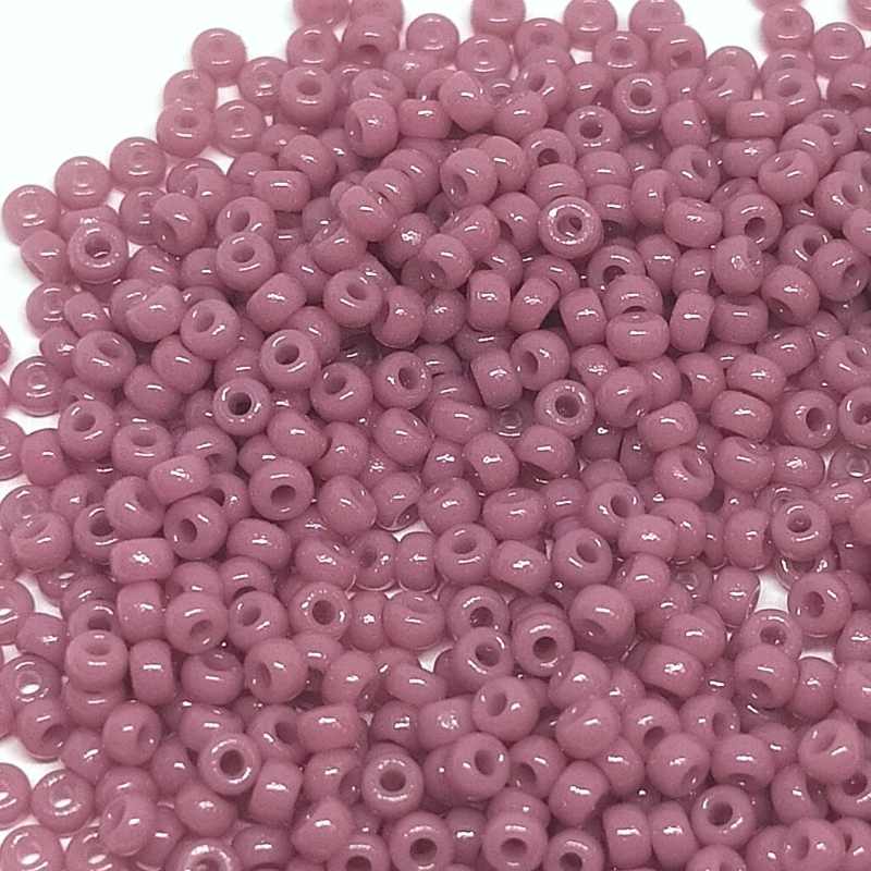 11/0 MIYUKI - rocalla - Duracoat Opaque Dyed Mauve - 1gr. - - Crystaldreams Abalorios