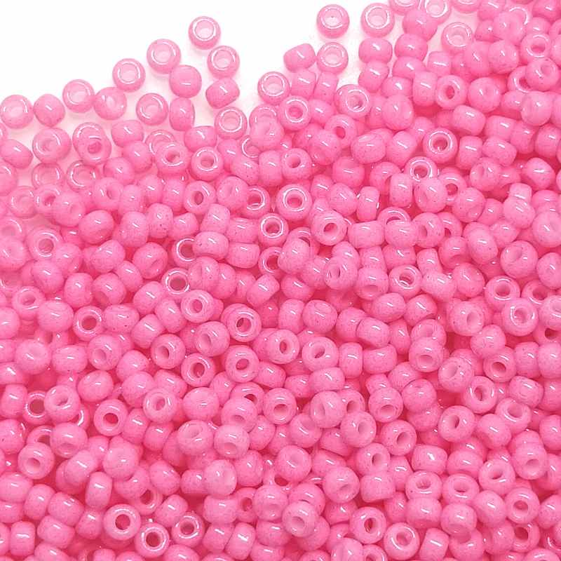 11/0 MIYUKI - rocalla - Dyed Opaque Pink - 1gr. - - Crystaldreams Abalorios