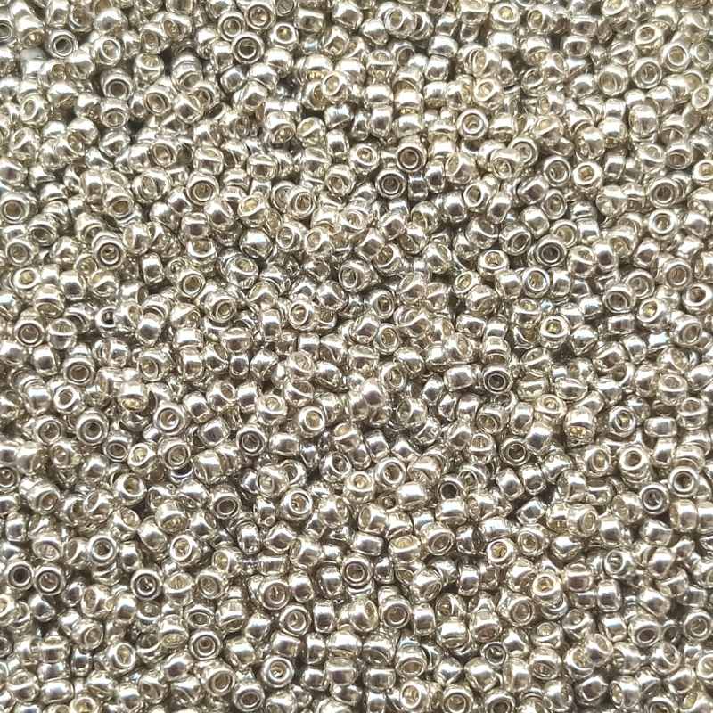 11/0 MIYUKI - rocalla - Galvanized Silver - 1 gr. - - Crystaldreams Abalorios