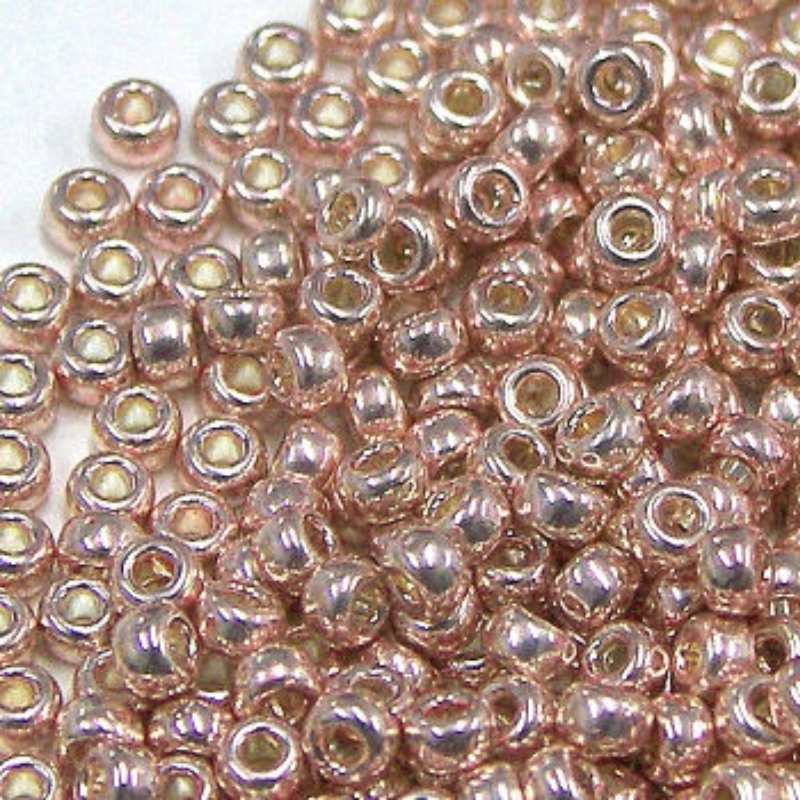 11/0 MIYUKI - rocalla - Light Galvanized Rose- 1gr. - - Crystaldreams Abalorios